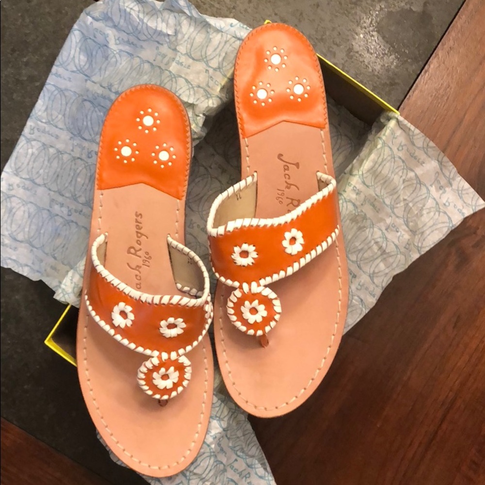 Jack Rogers 💯 Classic Jacks worn once.  Sz 11